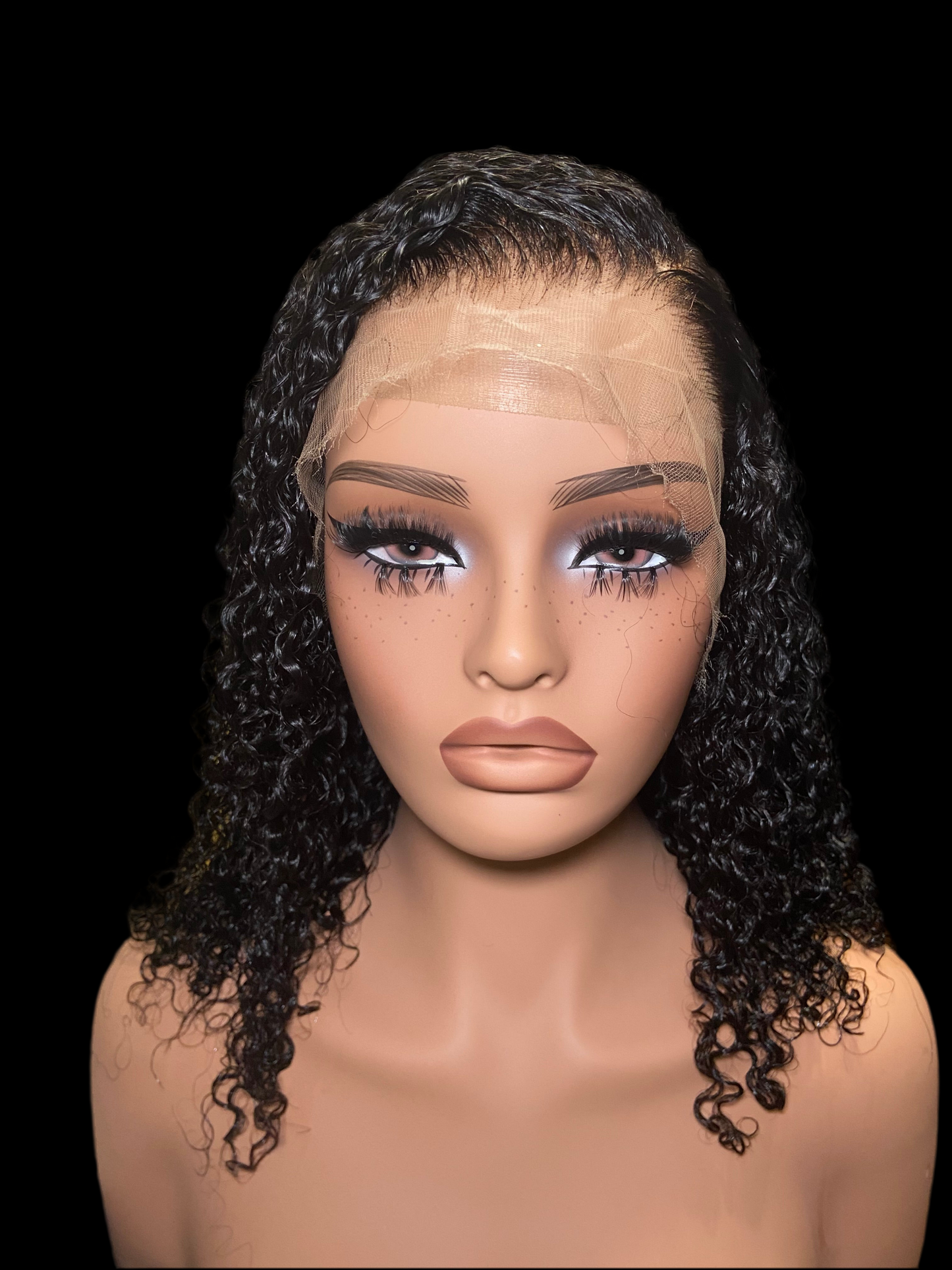 Curly High Definition Lace Frontal Wigs
