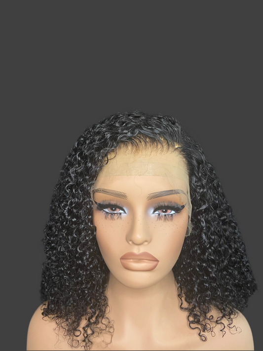 Curly High Definition Lace Frontal Wigs